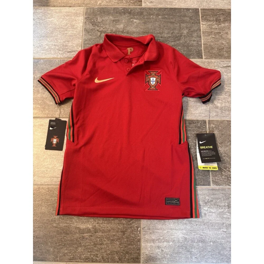 Nike Youth Unisex  Portuguese Football Federation, Polo, New, Engineered, Med
